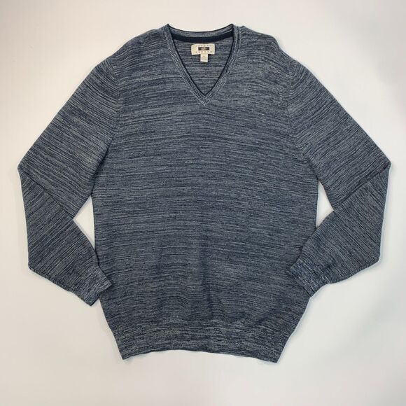 Joseph Abboud Sweater Mens XL Extra Large Spacedye V Neck Pullover Long Sleeve - Picture 2 of 11